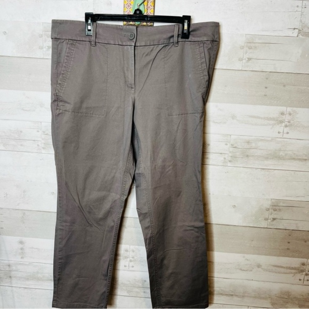 LOFT Moder Roll Cuff Chino